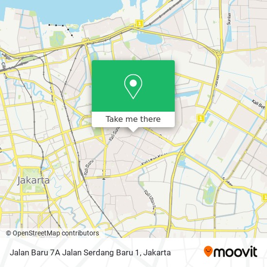 Jalan Baru 7A Jalan Serdang Baru 1 map