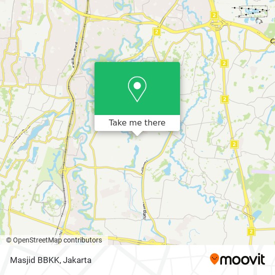 Masjid BBKK map