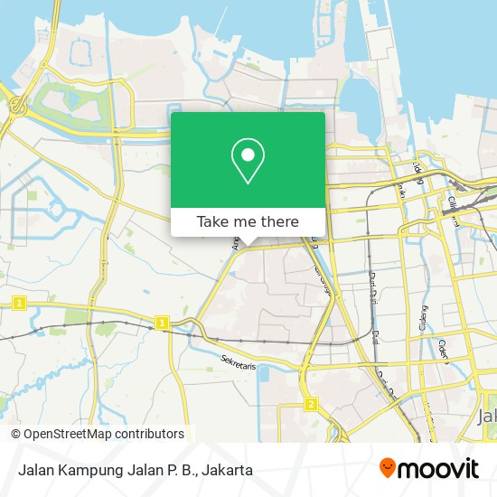 Jalan Kampung Jalan P. B. map