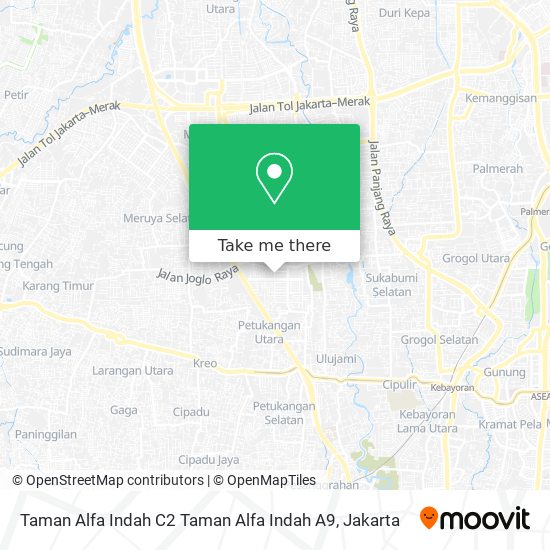 Taman Alfa Indah C2 Taman Alfa Indah A9 map