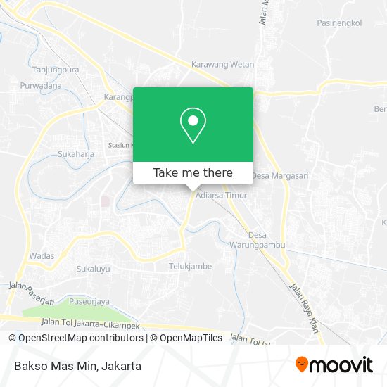 Bakso Mas Min map