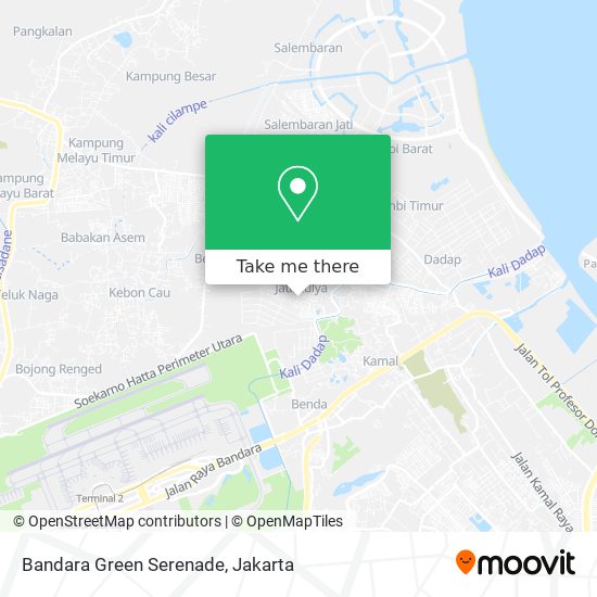 Bandara Green Serenade map