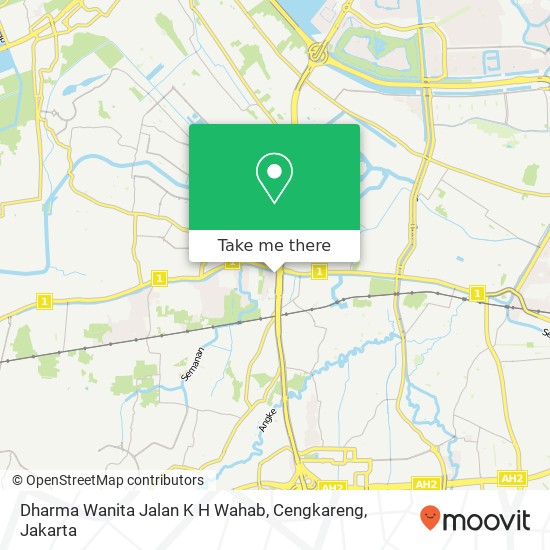 Dharma Wanita Jalan K H Wahab, Cengkareng map