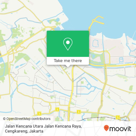 Jalan Kencana Utara Jalan Kencana Raya, Cengkareng map