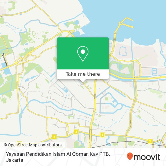 Yayasan Pendidikan Islam Al Qomar, Kav PTB map