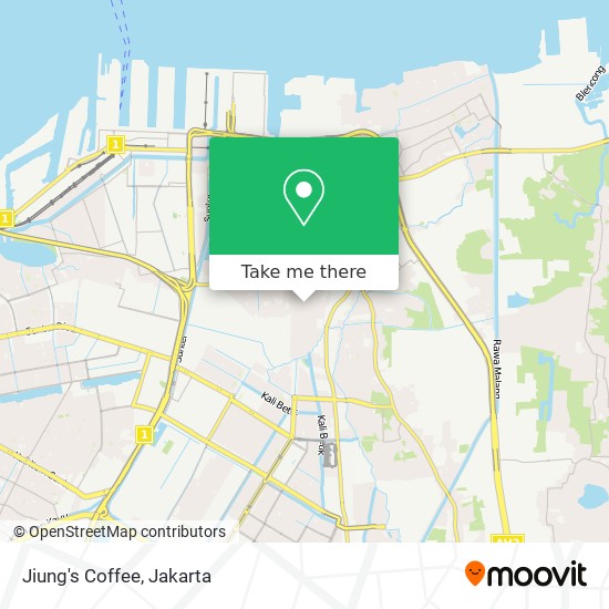 Jiung's Coffee map