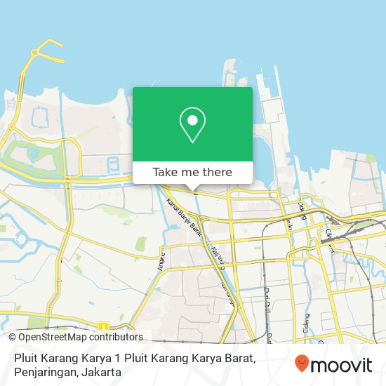 Pluit Karang Karya 1 Pluit Karang Karya Barat, Penjaringan map