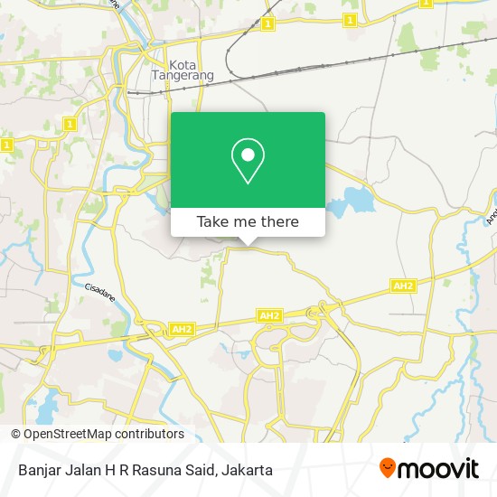 Banjar Jalan H R Rasuna Said map