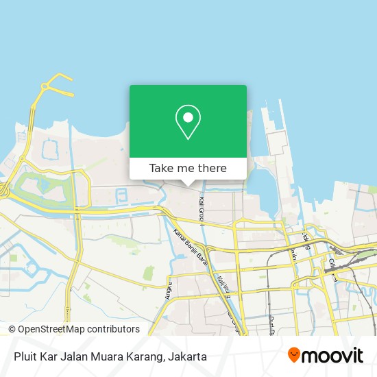 Pluit Kar Jalan Muara Karang map