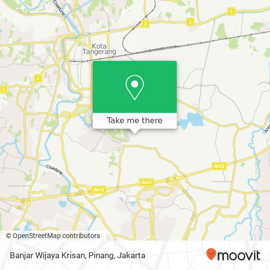 Banjar Wijaya Krisan, Pinang map