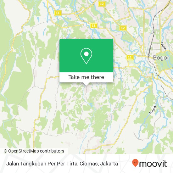 Jalan Tangkuban Per Per Tirta, Ciomas map