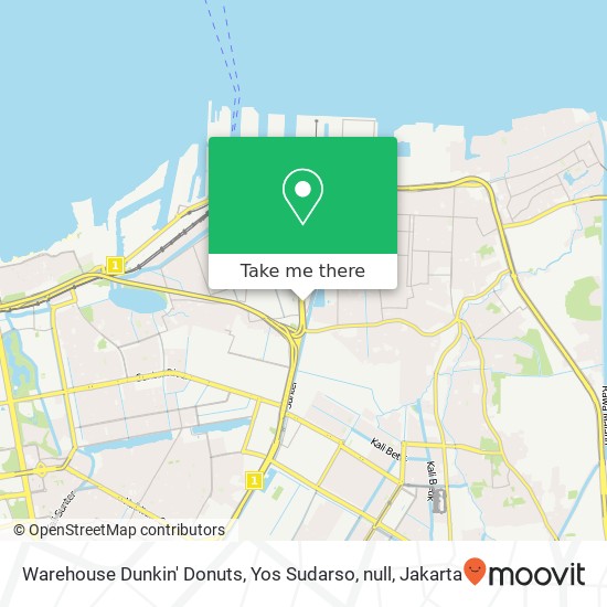 Warehouse Dunkin' Donuts, Yos Sudarso, null map