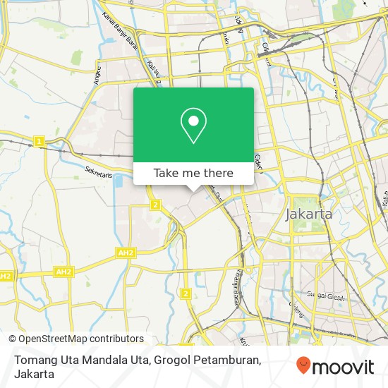 Tomang Uta Mandala Uta, Grogol Petamburan map