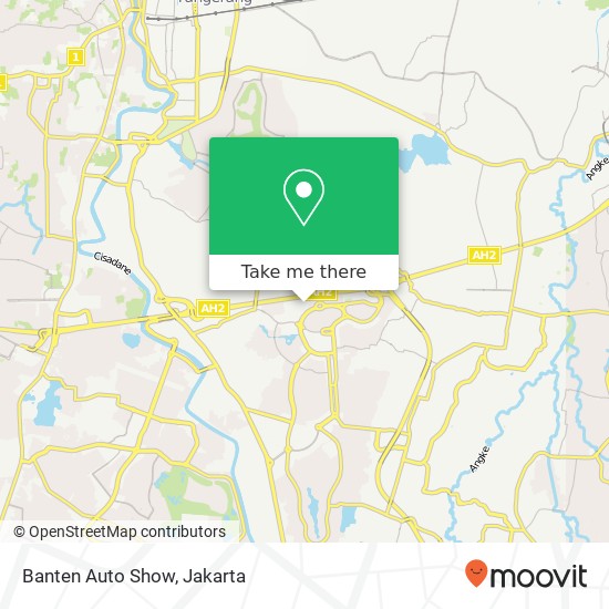 Banten Auto Show map