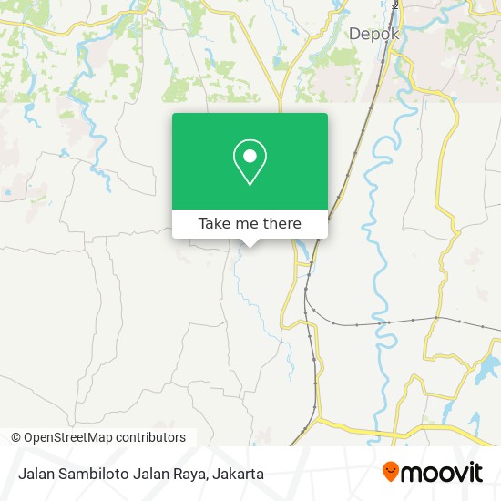 Jalan Sambiloto Jalan Raya map