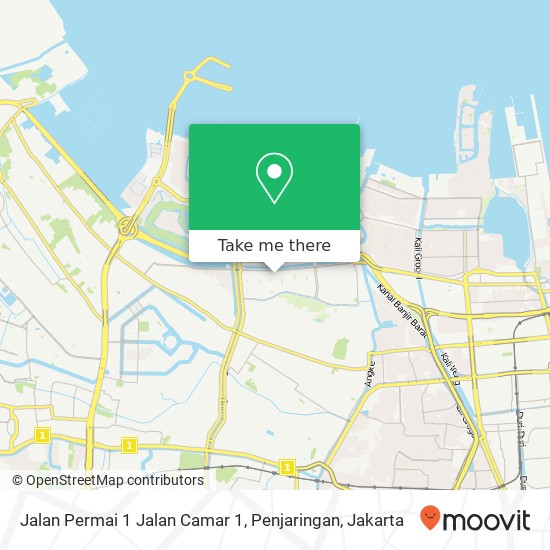 Jalan Permai 1 Jalan Camar 1, Penjaringan map