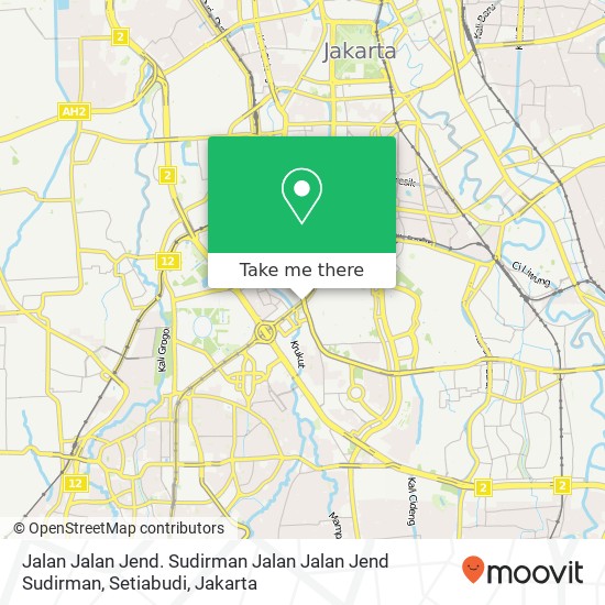 Jalan Jalan Jend. Sudirman Jalan Jalan Jend Sudirman, Setiabudi map