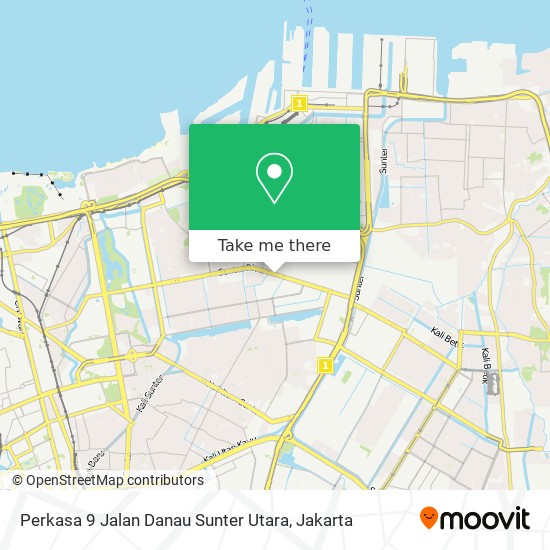 Perkasa 9 Jalan Danau Sunter Utara map