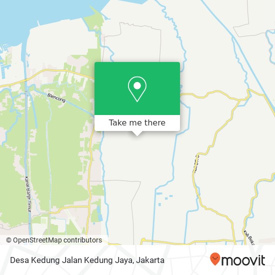 Desa Kedung Jalan Kedung Jaya, Tarumajaya map