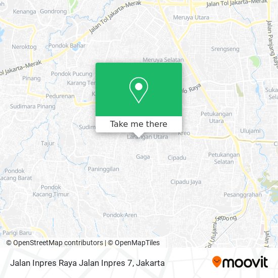 Jalan Inpres Raya Jalan Inpres 7 map