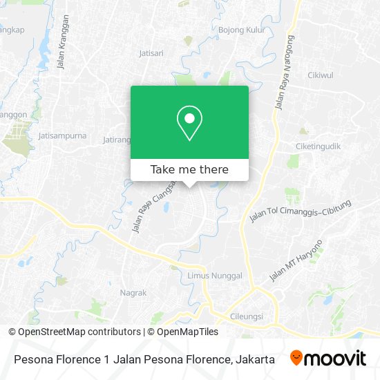 Pesona Florence 1 Jalan Pesona Florence map