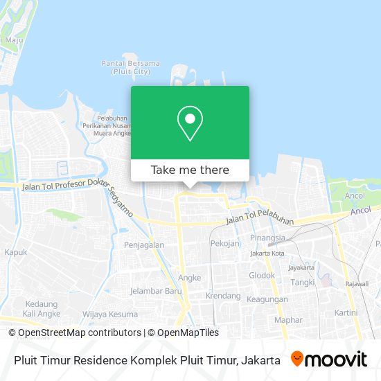 Pluit Timur Residence Komplek Pluit Timur map