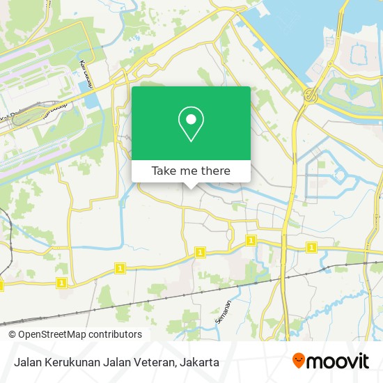 Jalan Kerukunan Jalan Veteran map