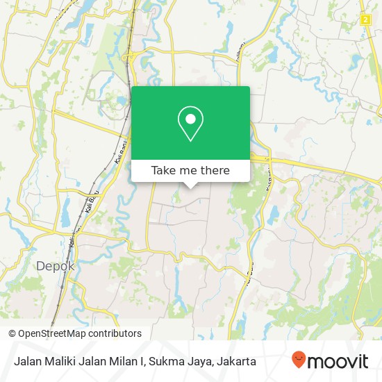 Jalan Maliki Jalan Milan I, Sukma Jaya map