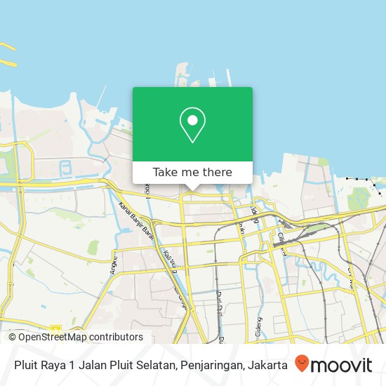 Pluit Raya 1 Jalan Pluit Selatan, Penjaringan map