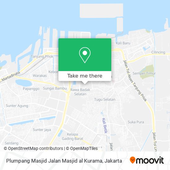 Plumpang Masjid Jalan Masjid al Kurama map