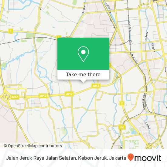 Jalan Jeruk Raya Jalan Selatan, Kebon Jeruk map