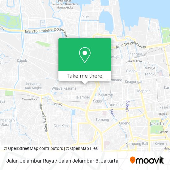 Jalan Jelambar Raya / Jalan Jelambar 3 map