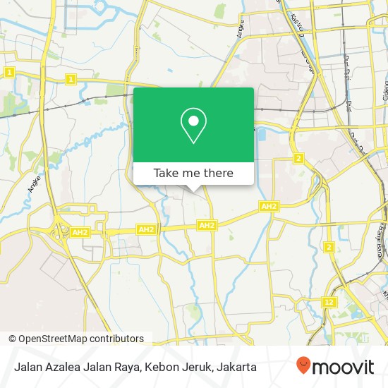 Jalan Azalea Jalan Raya, Kebon Jeruk map