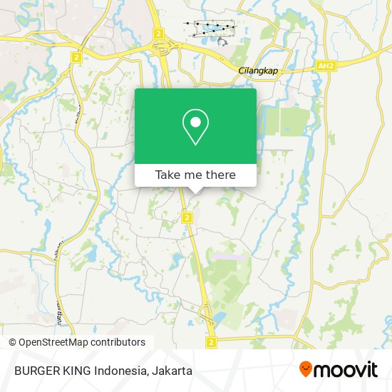 BURGER KING Indonesia map