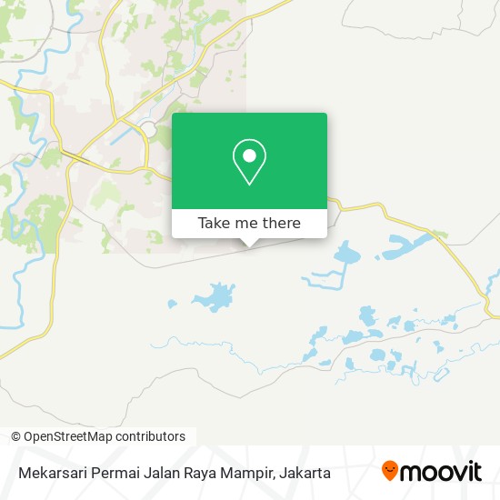 Mekarsari Permai Jalan Raya Mampir map