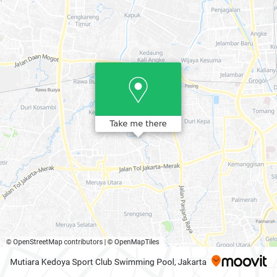 Mutiara Kedoya Sport Club Swimming Pool map