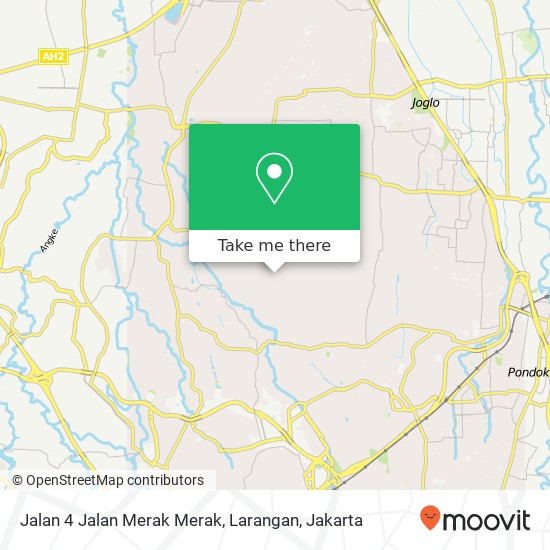 Jalan 4 Jalan Merak Merak, Larangan map