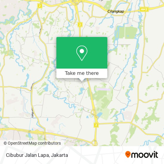 Cibubur Jalan Lapa map