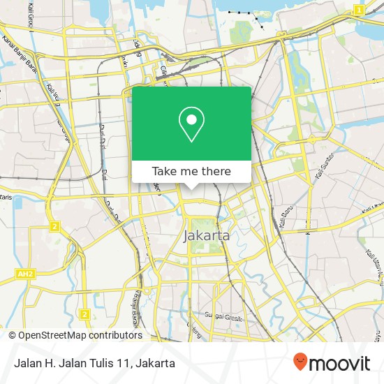 Jalan H. Jalan Tulis 11 map