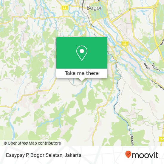 Easypay P, Bogor Selatan map