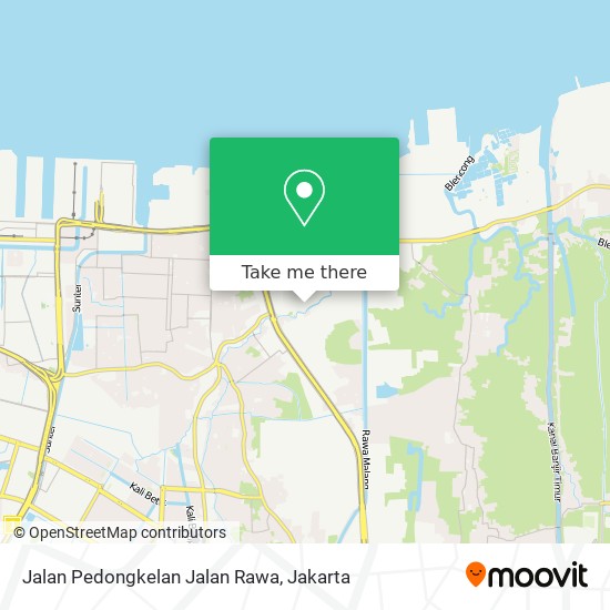 Jalan Pedongkelan Jalan Rawa map