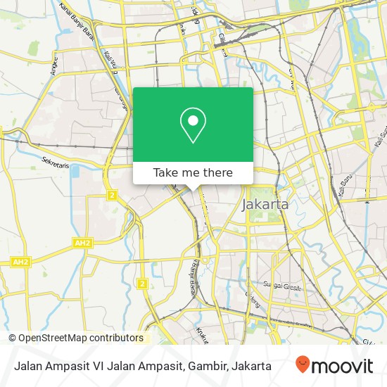 Jalan Ampasit VI Jalan Ampasit, Gambir map