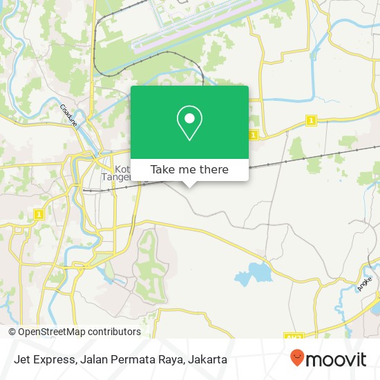 Jet Express, Jalan Permata Raya map