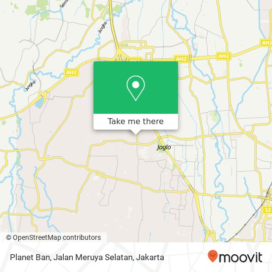 Planet Ban, Jalan Meruya Selatan map