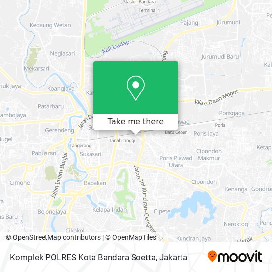 Komplek POLRES Kota Bandara Soetta map