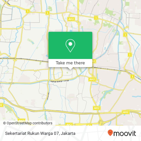 Sekertariat Rukun Warga 07 map