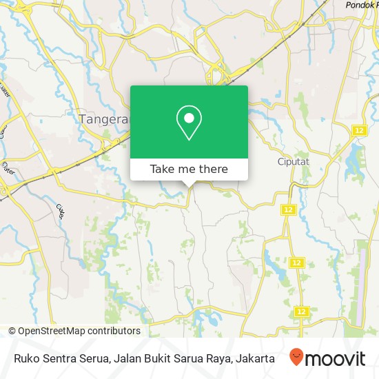 Ruko Sentra Serua, Jalan Bukit Sarua Raya map