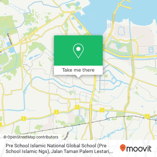 Pre School Islamic National Global School (Pre School Islamic Ngs), Jalan Taman Palem Lestari map