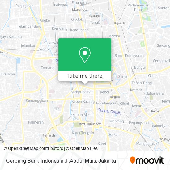 Gerbang Bank Indonesia Jl.Abdul Muis map