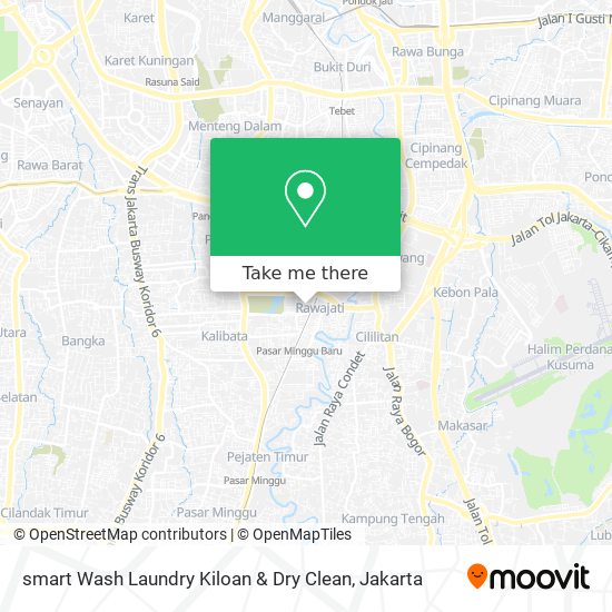 smart Wash Laundry Kiloan & Dry Clean map